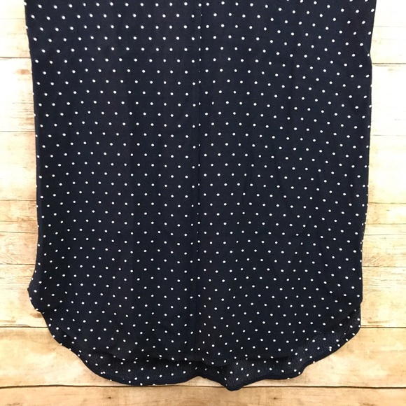 Madewell Layout Navy Polka Dot Tunic Dress - Picture 5 of 10
